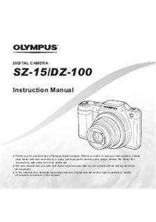 Olympus SZ 15 manual. Camera Instructions.